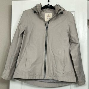 Seasalt Cornwall Neutral light rain jacket